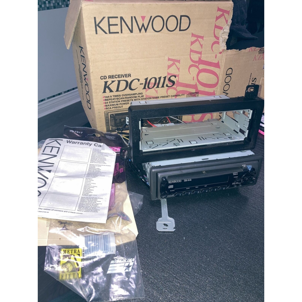 KENWOOD KDC-1011S CD RECEIVER *CLASSIC* With Box Untested